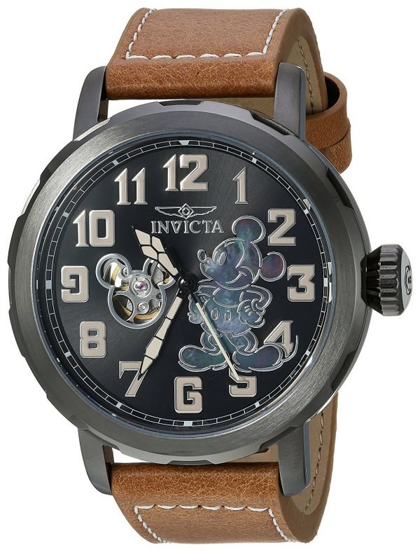 Invicta 23797 Kello Musta / Nahka