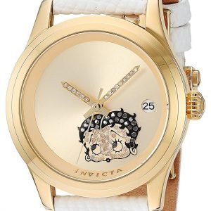 Invicta 24495 Kello Kullattu / Nahka