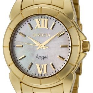 Invicta Angel 0460 Kello Valkoinen / Kullansävytetty Teräs