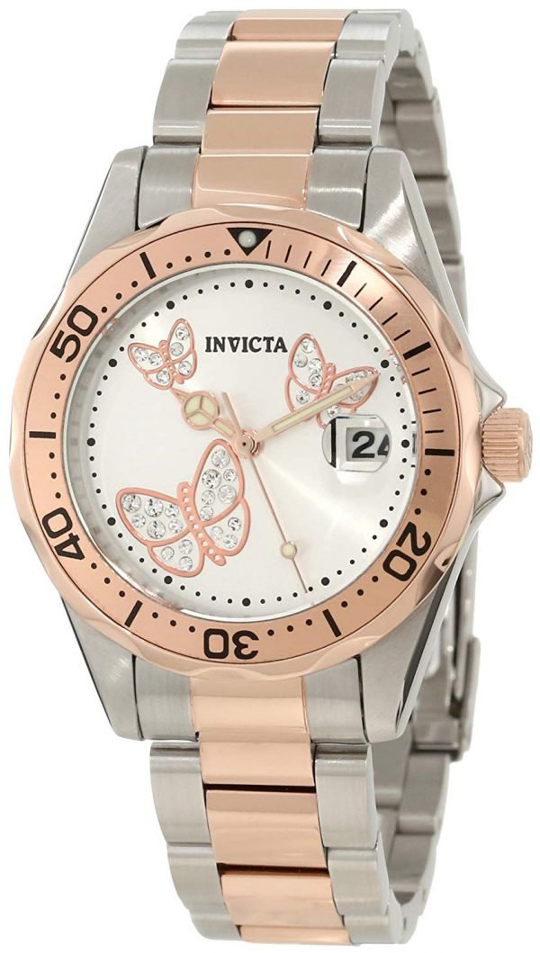 Invicta Angel 12504 Kello Hopea / Punakultasävyinen