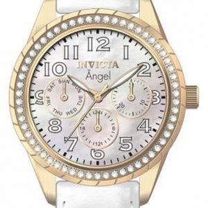 Invicta Angel 12608 Kello Valkoinen / Nahka