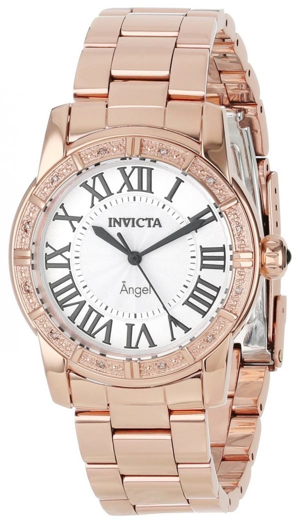 Invicta Angel 14375 Kello Hopea / Punakultasävyinen