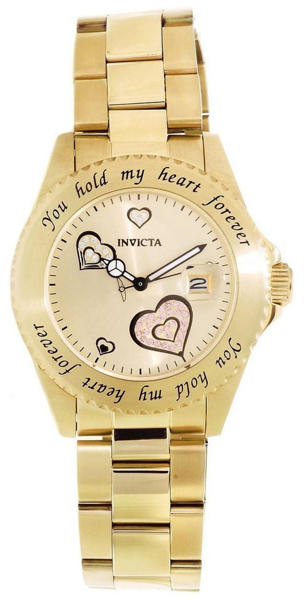 Invicta Angel 14732 Kello Samppanja / Kullansävytetty Teräs