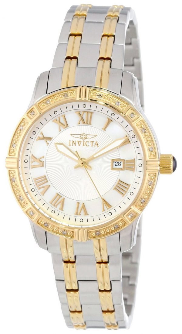 Invicta Angel 14994 Kello Valkoinen / Kullansävytetty Teräs