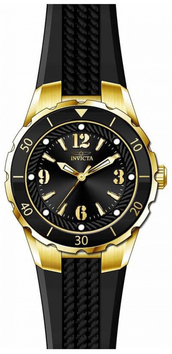 Invicta Angel 17486 Kello Musta / Kumi