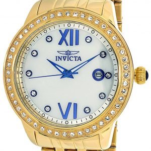 Invicta Angel 23662 Kello Valkoinen / Kullansävytetty Teräs