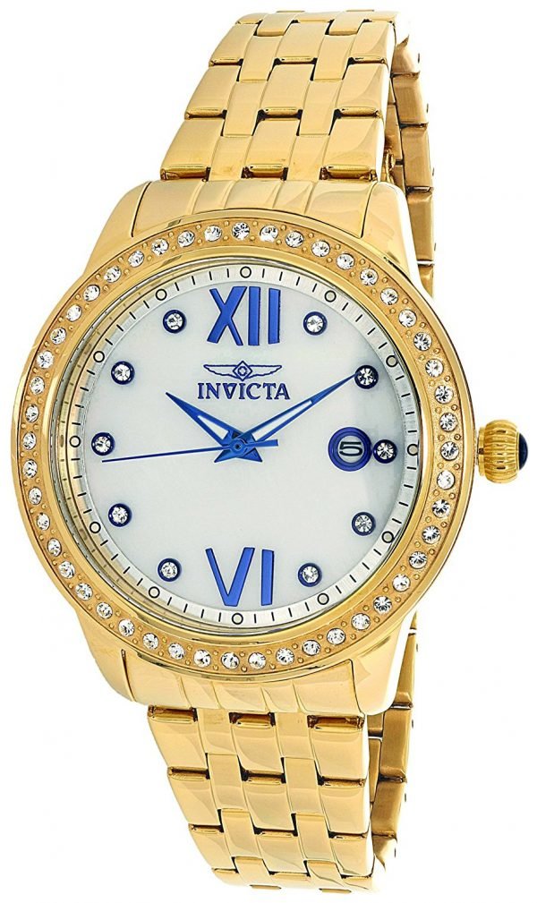 Invicta Angel 23662 Kello Valkoinen / Kullansävytetty Teräs