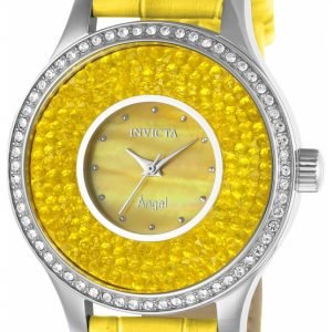 Invicta Angel 24587 Kello Keltainen / Nahka