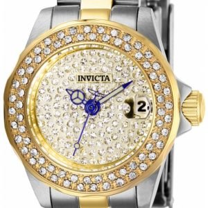 Invicta Angel 28455 Kello Kristalleilla / Kullansävytetty