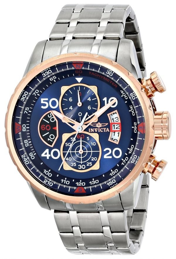 Invicta Aviator 17203 Kello Sininen / Teräs