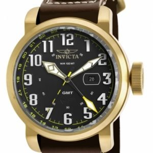 Invicta Aviator 18888 Kello Musta / Kullansävytetty Teräs