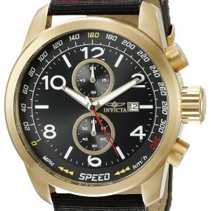 Invicta Aviator 19410 Kello Musta / Nahka