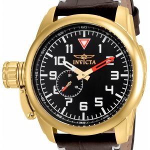 Invicta Aviator 20462 Kello Musta / Nahka