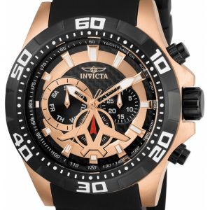 Invicta Aviator 21740 Kello Musta / Kumi