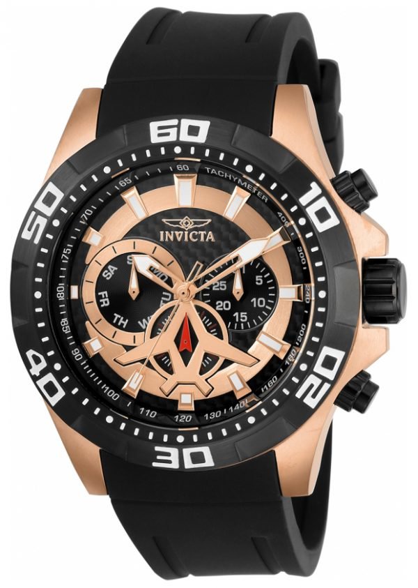 Invicta Aviator 21740 Kello Musta / Kumi