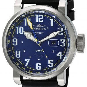 Invicta Aviator 22251 Kello Sininen / Nahka