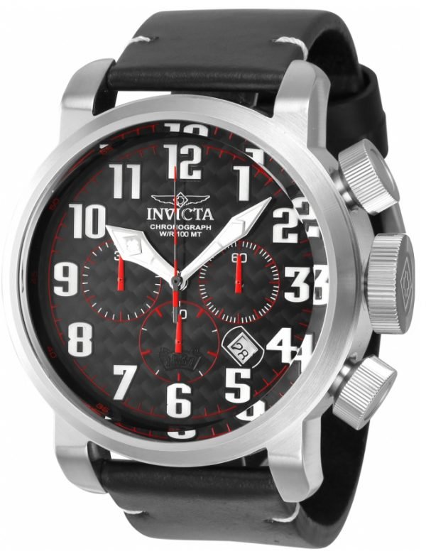 Invicta Aviator 22261 Kello Musta / Nahka