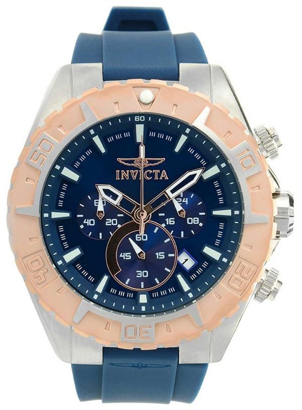 Invicta Aviator 22523 Kello Sininen / Kumi