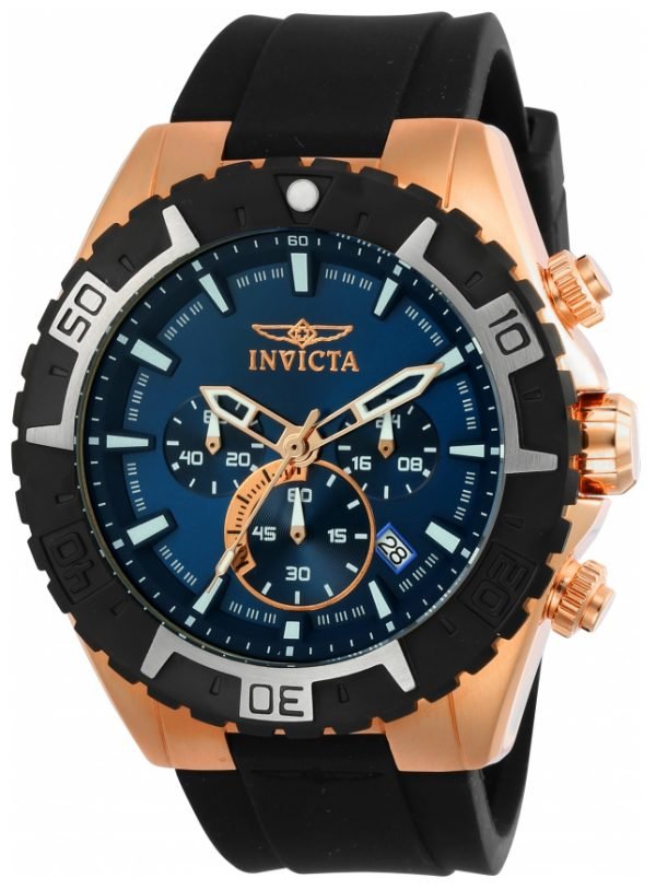 Invicta Aviator 22524 Kello Sininen / Kumi