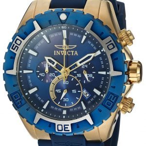 Invicta Aviator 22525 Kello Sininen / Kumi