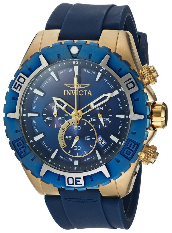 Invicta Aviator 22525 Kello Sininen / Kumi