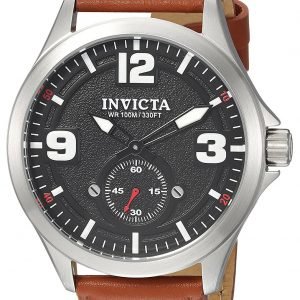 Invicta Aviator 22528 Kello Musta / Nahka