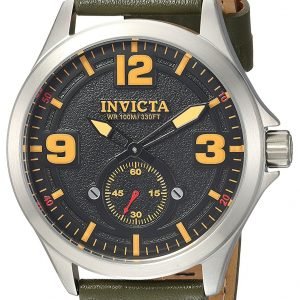 Invicta Aviator 22529 Kello Musta / Nahka