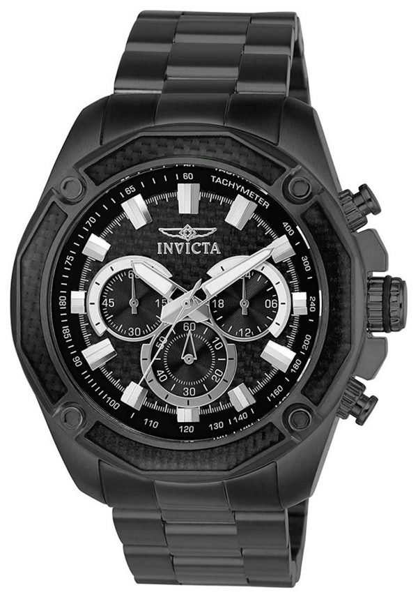 Invicta Aviator 22807 Kello Musta / Teräs