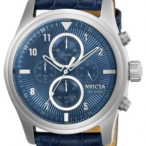 Invicta Aviator 22977 Kello Sininen / Nahka