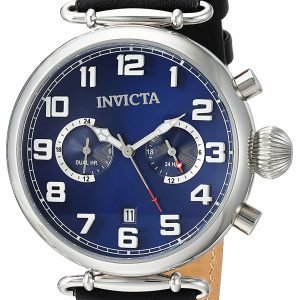 Invicta Aviator 22979 Kello Sininen / Nahka