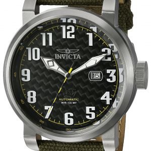 Invicta Aviator 23073 Kello Musta / Nahka