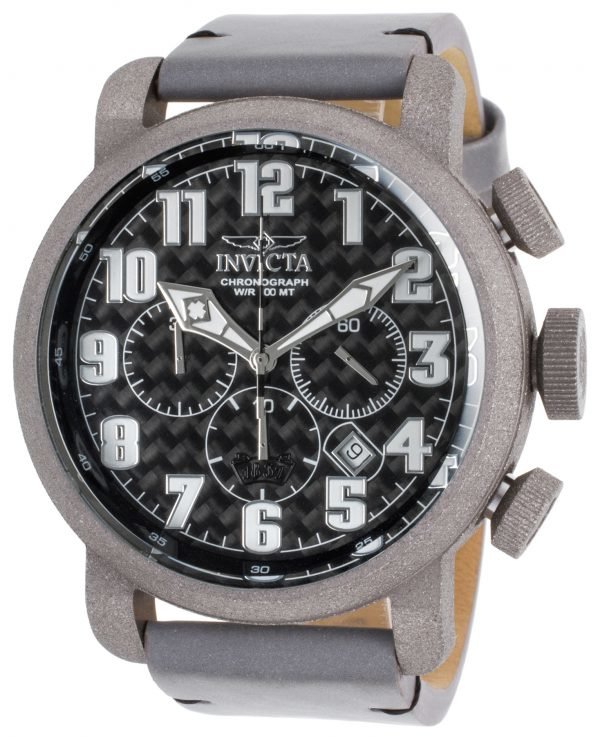 Invicta Aviator 23092 Kello Musta / Nahka