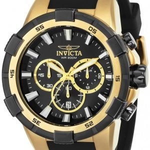 Invicta Aviator 25135 Kello Musta / Kullansävytetty Teräs