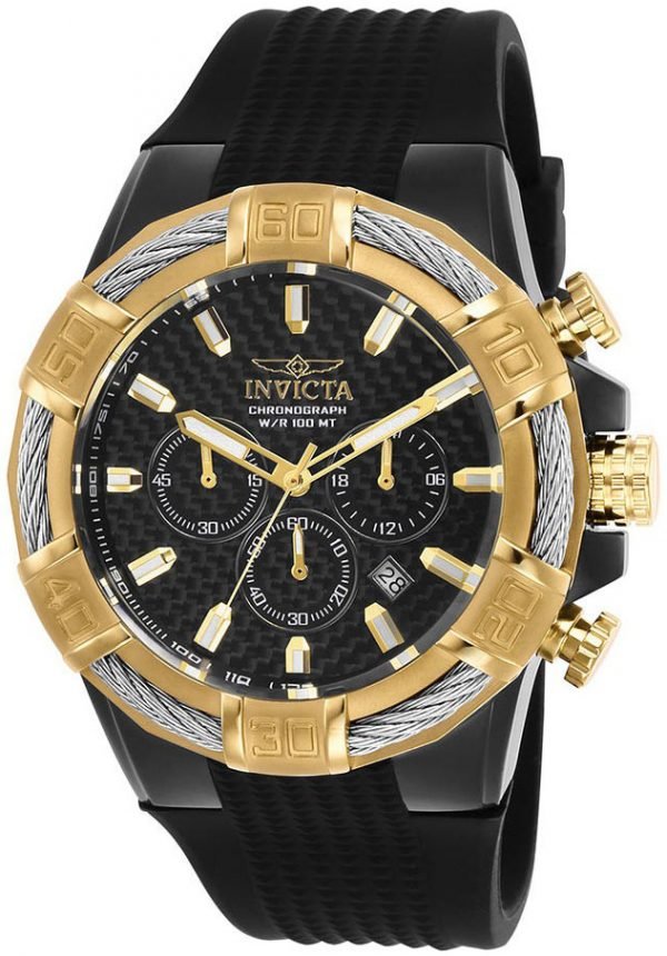 Invicta Bolt 25687 Kello Musta / Kumi