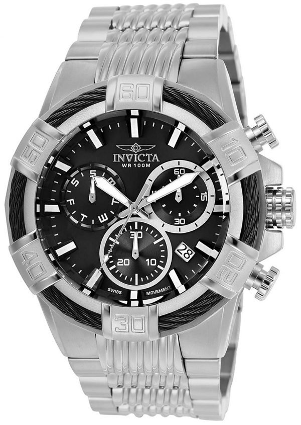 Invicta Bolt 25862 Kello Musta / Teräs