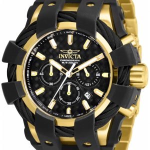 Invicta Bolt 26674 Kello Musta / Kullansävytetty Teräs