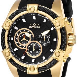 Invicta Bolt 26818 Kello Musta / Kullansävytetty Teräs