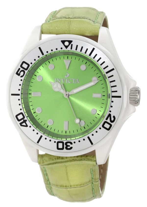 Invicta Ceramic 11296 Kello Vihreä / Nahka