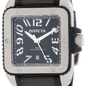 Invicta Cuadro 1455 Kello Musta / Nahka