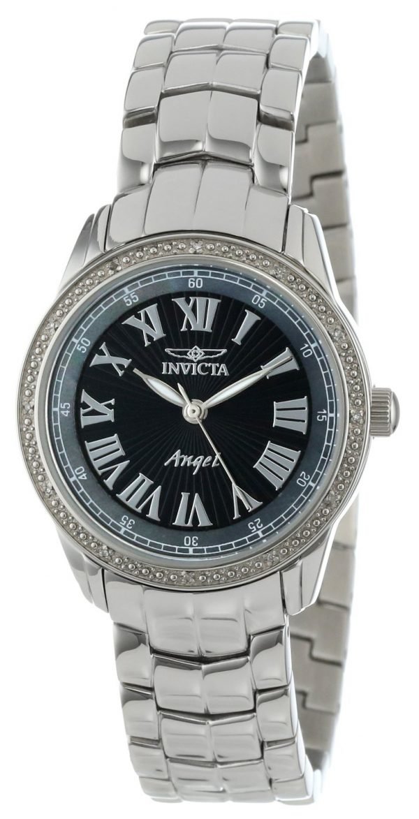 Invicta Diamond 0611 Kello Musta / Teräs