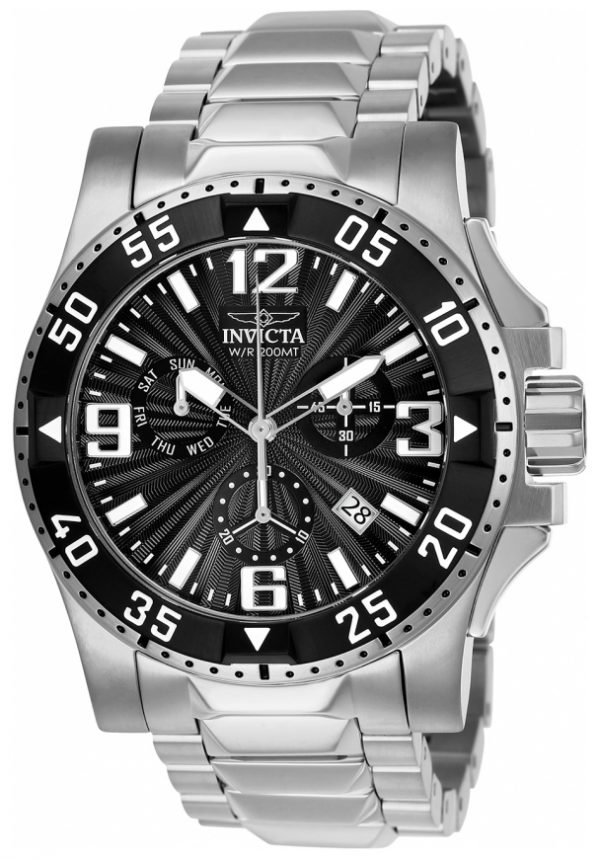 Invicta Excursion 23900 Kello Musta / Teräs