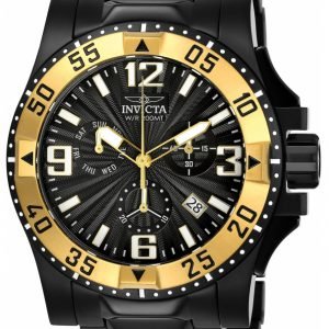 Invicta Excursion 23906 Kello Musta / Teräs