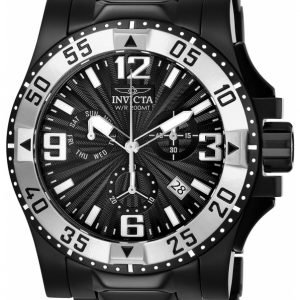 Invicta Excursion 23907 Kello Musta / Teräs