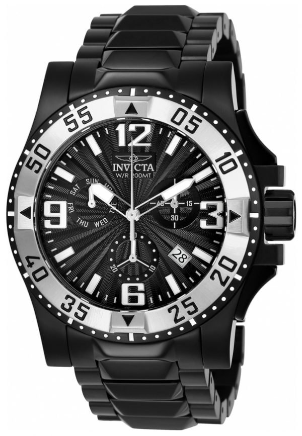 Invicta Excursion 23907 Kello Musta / Teräs