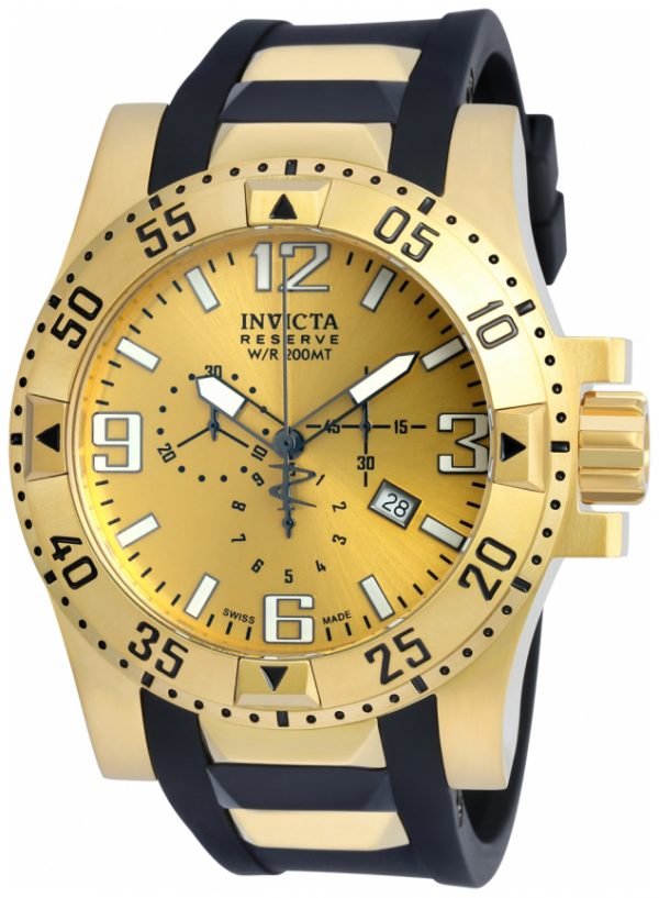 Invicta Excursion 90059 Kello Kullattu / Kullansävytetty