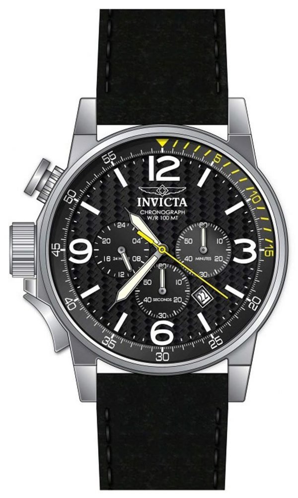 Invicta I-Force 20129 Kello Musta / Nahka