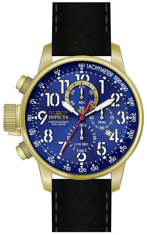 Invicta I-Force 24737 Kello Sininen / Nahka