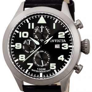 Invicta I-Force Military 0353 Kello Musta / Nahka