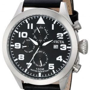 Invicta Ii 0350 Kello Musta / Nahka