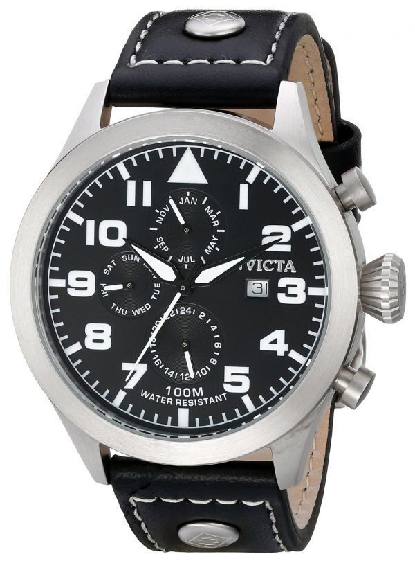 Invicta Ii 0350 Kello Musta / Nahka